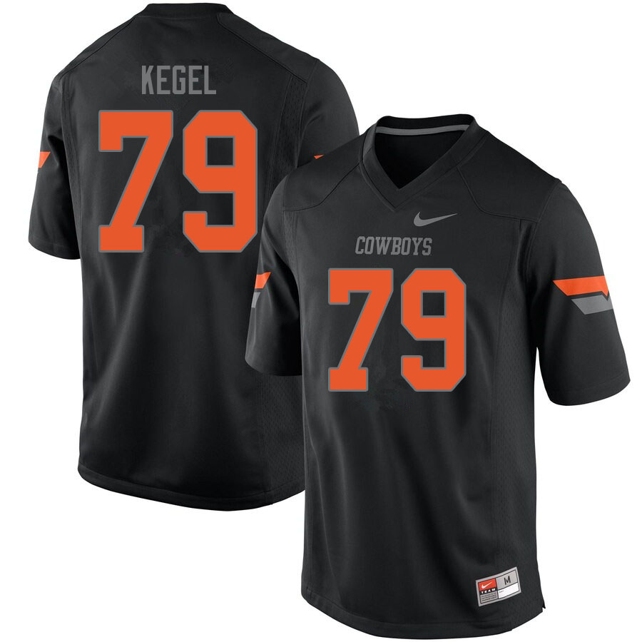 Men #79 Matt Kegel Oklahoma State Cowboys College Football Jerseys Sale-Black